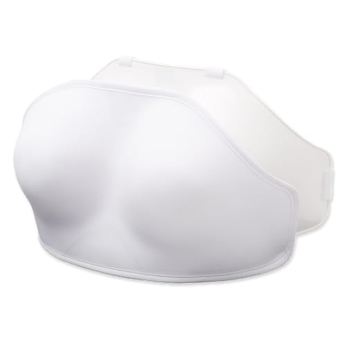 Fencing Chest Protector - Double Soft-Layer Chest Guard for Women - FIE Certificate Plastic Breast Protector - Fencing Gear for Foil Epee Sabre - size: Large
