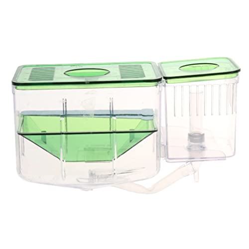 Fish Bowl Vase Aquarium Fish Tank Automatic Circulation Breeding Rearing Box Hatching Tool Aquarium for Home Decoration Small Fish Tank Starter Kit