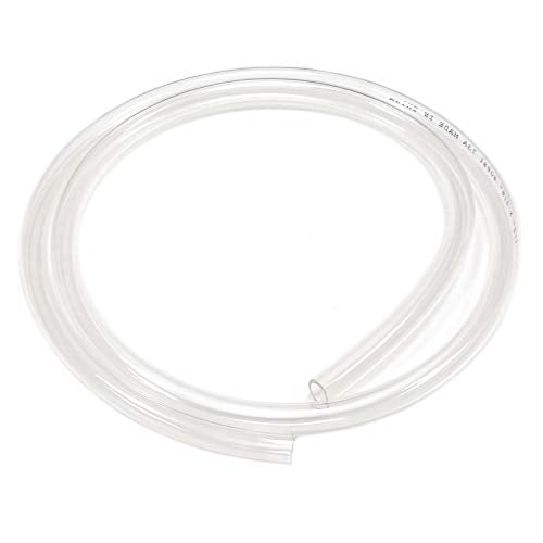 5ft x 1" Dia Clear Vinyl Tubing, Flexible Hybrid PVC Tubing Hose, Lightweight Plastic Tube UV Chemical Resistant Vinyl Hose, BPA Free and Non Toxic - size: ID 1 INCH, style: 5 Feet