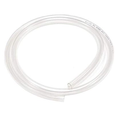 5ft x 1" Dia Clear Vinyl Tubing, Flexible Hybrid PVC Tubing Hose, Lightweight Plastic Tube UV Chemical Resistant Vinyl Hose, BPA Free and Non Toxic - size: ID 1 INCH, style: 5 Feet