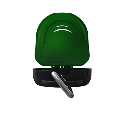 Ventilated Protective Mouth Guard Case - Green - color: Green