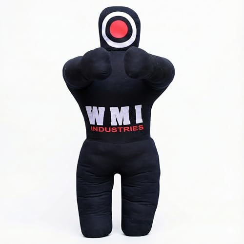MMA BJJ Dummy for Kids, Made with Durable Canvas for Training and Practice, 40 inch Size, Unfilled - color: Black