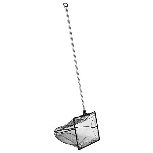 Aquarium Fish Net with Extendable Stainless Steel Long Handle Fine Mesh Net for Fish Tank