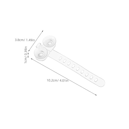 50pcs Aquarium Suction Cups with Cable Straps for Secure Attachment of Air Hose and Filter Tubes in Fish Tanks, Sturdy Plastic Hose Holders Compatible with Aquarium Planters