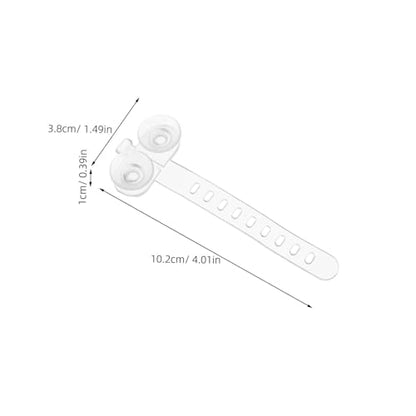50pcs Aquarium Suction Cups with Cable Straps for Secure Attachment of Air Hose and Filter Tubes in Fish Tanks, Sturdy Plastic Hose Holders Compatible with Aquarium Planters