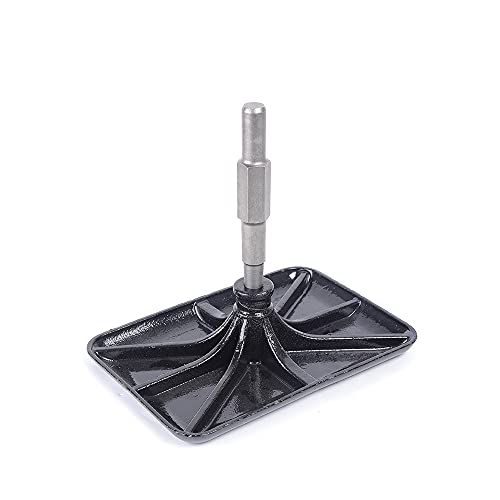 Heavy Duty Tamper Tool, 12.2" x 8.26" Handle Steel Tamper Machine, Detachable Garden Sand Stone Dirt Ground Tamper for Leveling Smoothing Surfaces, Gravel, Asphalt, Driveway