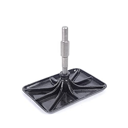Heavy Duty Tamper Tool, 12.2" x 8.26" Handle Steel Tamper Machine, Detachable Garden Sand Stone Dirt Ground Tamper for Leveling Smoothing Surfaces, Gravel, Asphalt, Driveway