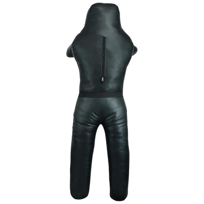 Shaza MMA BJJ Wrestling Throwing Dummy Bag, Durable PU Leather, Unfilled - size: 48 inch | 120 cm