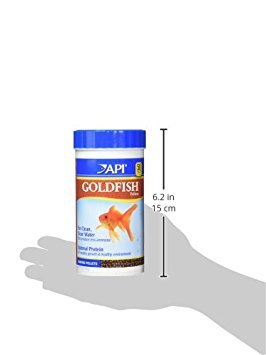 API GOLDFISH PELLETS Fish Food 7-Ounce Container - size: 7 Ounce (Pack of 1), style: Goldfish