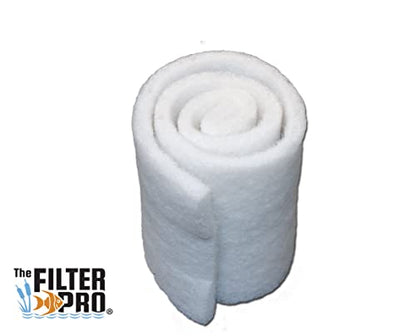 White Fine Filter Media, 1" Thick, Perfect for Aquariums, Ponds and Water Gardens, Made in USA (14" x 56")
