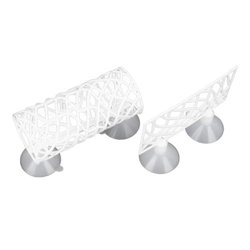 Asixxsix Betta Fish Tunnel, Hollow Design Betta Sleeping Tube Betta Tunnel Swim Tube, Shrimp Guppies Hideout Betta Shelter Toys, Betta Fish Accessories Decorations (White)