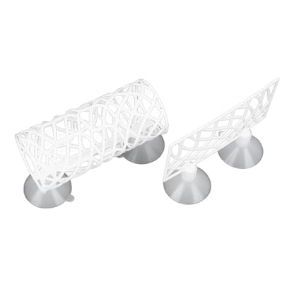 Asixxsix Betta Fish Tunnel, Hollow Design Betta Sleeping Tube Betta Tunnel Swim Tube, Shrimp Guppies Hideout Betta Shelter Toys, Betta Fish Accessories Decorations (White)