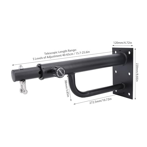 Ejoyous Heavy Bag Hanger, Wall Mount Punching Bag Bracket Adjustable 360° Swivel Boxing Bag Hanging Stand for Home Gym Indoor Outdoor Muay Thai and MMA Training Load up to 300 lbs