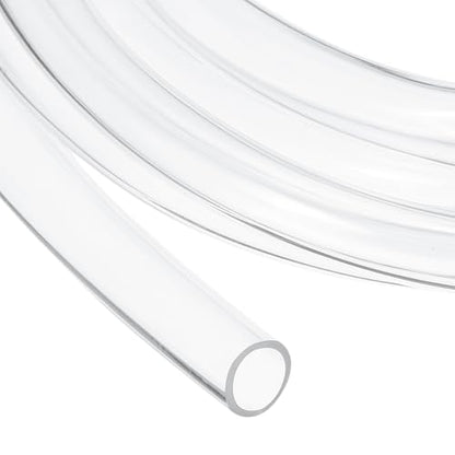 uxcell Clear PVC Tubing, 12mm ID x 14mm OD - 8.5ft PVC Tube Lightweight Vinyl Hose, Transparent Flexible Plastic Water Tubing for Air Oil Water Transfer Aquarium Irrigation - size: 12mm ID x 14mm OD