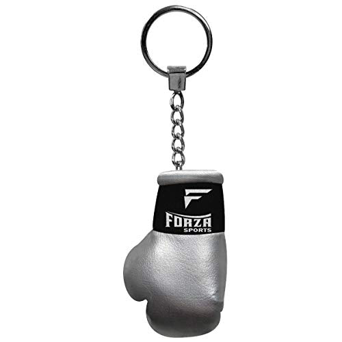 Forza Sports Mini Boxing Glove Keychain - color: Silver