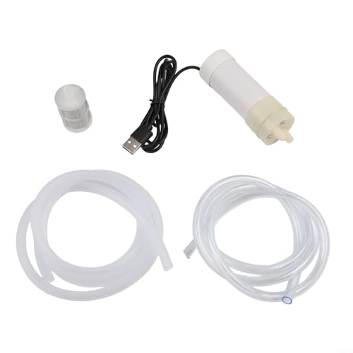 5V USB Water Pump – Self-Priming Electric Vacuum Pump (4L/min) for Aquariums, Balconies & Outdoor Use(1 Meter)