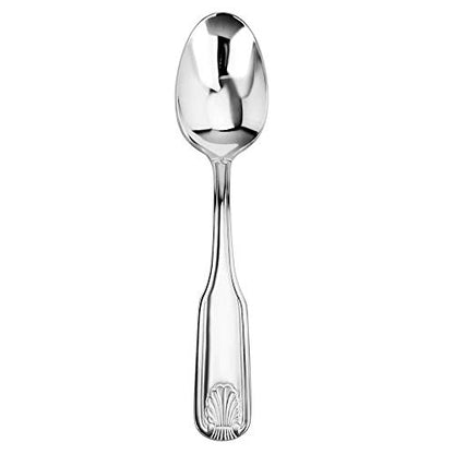 New Star Foodservice Shell Pattern 18/0 Stainless Steel Serving Spoon, 8.4-Inch, Set of 12, Commercial Grade - size: Serving Spoon (8.4-Inch)