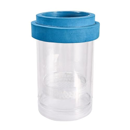 Floating Fish Breeder Box, Fry Hatching Incubator, Transparent Separator Chamber, Professional Aquatic Nursery, Heavy Duty Spawning Hardware - color: large