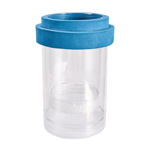 Floating Fish Breeder Box, Fry Hatching Incubator, Transparent Separator Chamber, Professional Aquatic Nursery, Heavy Duty Spawning Hardware - color: small