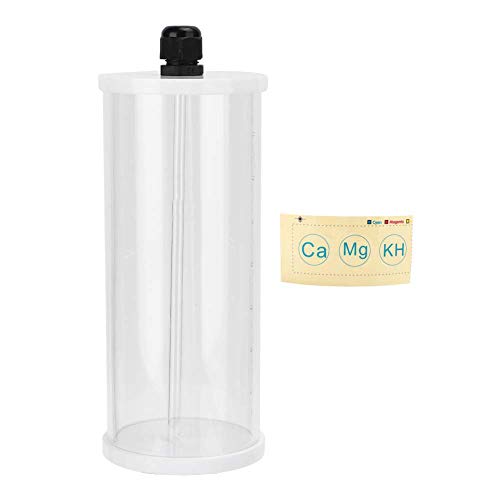 Acrylic Aquarium Titration Pump Container 0.8L with Scale, Transparent Tube - Liquid Storage Accessory, Accurate Additive Dispensing for Fish Tanks