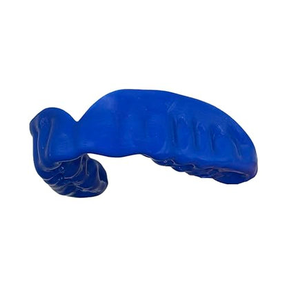 Zero-G Adult Mouthguard Blue 1-Pack, Boil & Bite for Contact Sports - color: Blue