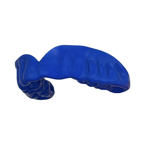 Zero-G Adult Mouthguard Blue 1-Pack, Boil & Bite for Contact Sports - color: Blue