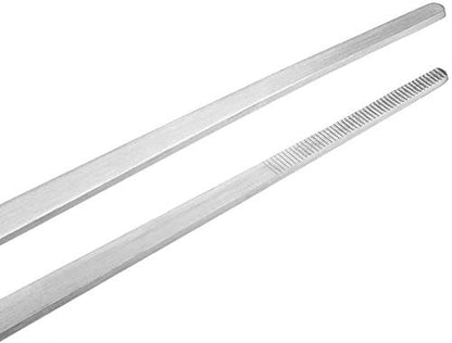 Utoolmart Aquarium Tank Aquatic Plant Tools Sets, 3 in 1 Anti-Rust Aquatic Plant Aquascaping Tool, Stainless Steel Aquarium Tweezers(15-inch) and Scrapers, for Fish Starter Kits & Aquariums Tank - size: 38cm