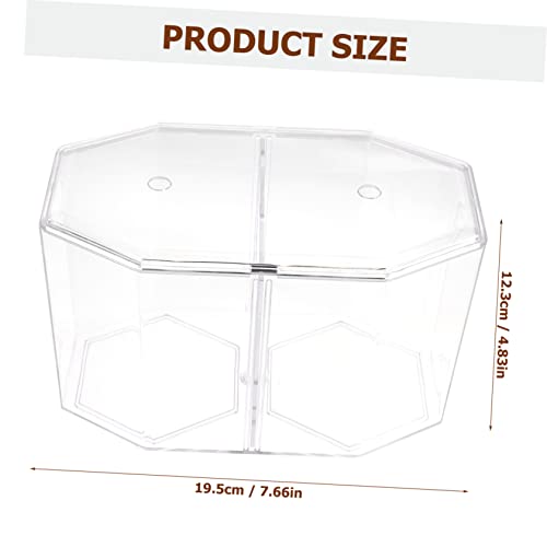 Toyvian Fish Breeding Tank Divider Isolation Box for Betta Shrimp Small -Transparency Safe Design Dual Compartment Aquarium Decor
