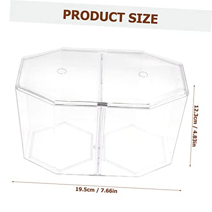 Toyvian Fish Breeding Tank Divider Isolation Box for Betta Shrimp Small -Transparency Safe Design Dual Compartment Aquarium Decor
