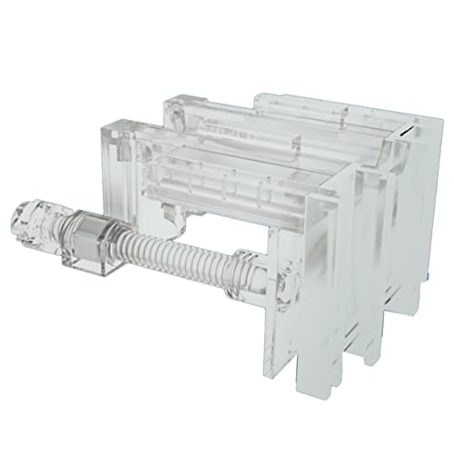 GANAZONO Multifunctional Acrylic Inlet Outlet Clamp for Fish Tank Transparent Holder for Secure Water Clips Easy to Install Durable and Space-Saving Aquarium Accessory