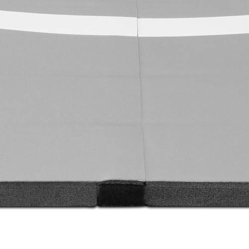 Meister FlexFloor Wrestling Mat - 10ft x 10ft Roll-Up Pro Training Mat for Home & Gym - color: Gray