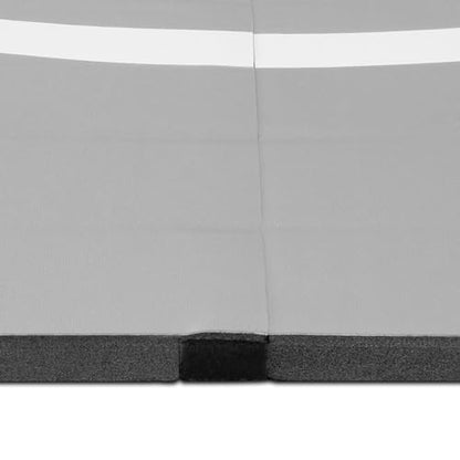 Meister FlexFloor Wrestling Mat - 10ft x 10ft Roll-Up Pro Training Mat for Home & Gym - color: Gray