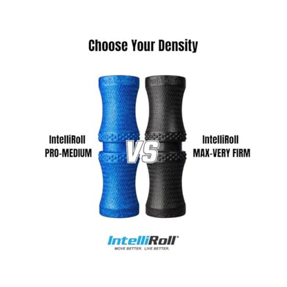 Medium Density Pro Sport Foam Roller for Muscle Trigger Point Massage, Physical Therapy and Exercise | Advanced Roller Optimized for Neck & Spine, Relieve Back Muscle Pain - color: Blue