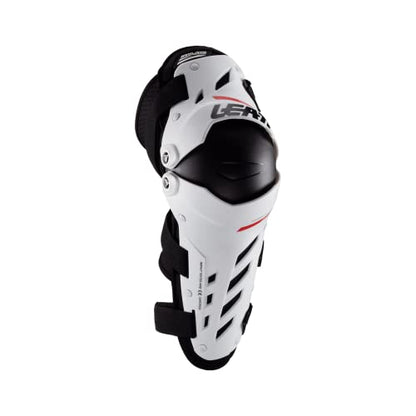 Leatt Unisex-Adult Motorcycle Pivoting Knee and Shin Hard Shell Impact Foam Guard - color: White, size: XX-Large