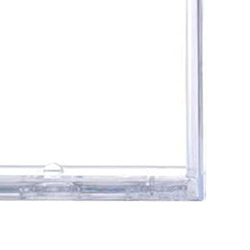 Portable Mini Betta Fish Tank, Small Plastic Acrylic Aquarium with Lid for Desktop, Transparent Travel Fish Bowl for Goldfish Shrimp, Easy to Clean and Carry