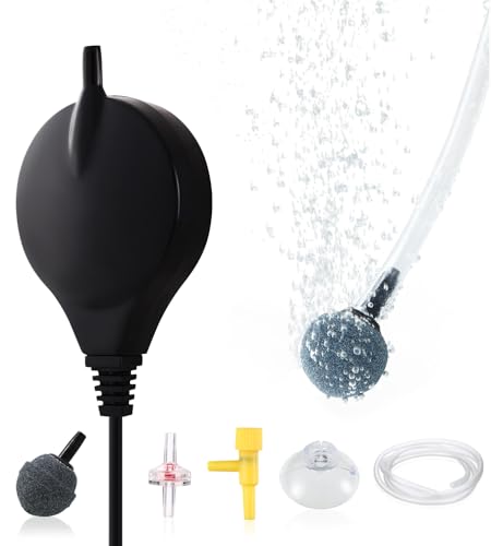 Aquarium Air Pump Mini Fish air Pump Super Quiet Fish Bowl air Pump for Up to 10 Gallon Fish Tank 1.5 Watts 310ml/min