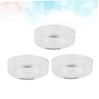 POPETPOP 5pcs Round Ornamental Shrimp Feeding Pot Fish Tank Shrimp Feeder Bowl Supplies