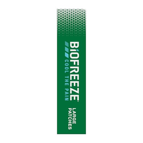 Biofreeze Pain Relief Patch, Large, 5 Patches - size: 5 Patches