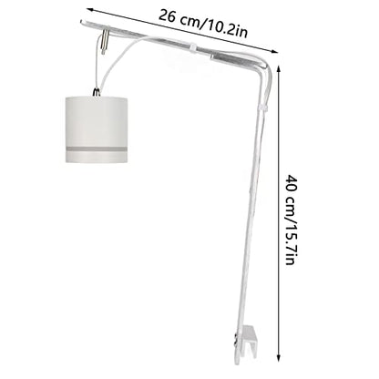 Fish Tank Light Bracket, COB Aluminium Alloy Brushed Finish Adjustable Durable Drop Light Bracket for Aquarium Lighting of Fish Plants Etc. (Silver) - color: Silver