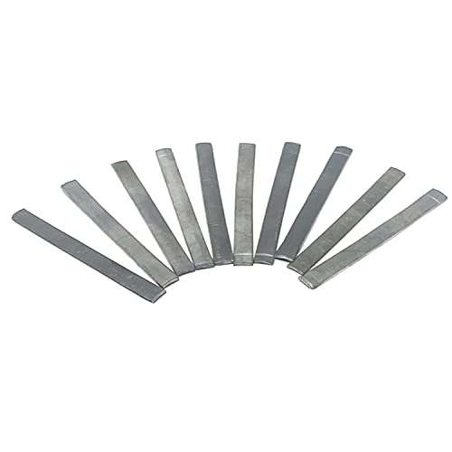 Anchor Lead Plant Holder Flexible Weight - Easy to Manipulate - Used for Submerge Plants in Aquariums or Ponds - 10 Piece Lead Strips - Grey