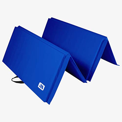 We Sell Mats Folding Exercise Mat - 2" Thick X-Large 4x8' - color: Blue