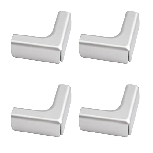 4Pcs Aluminum Alloy Glass Clamp 2 Way Glass Connectors Rimless Clip Holder for Fixing or DIY Fish Tank, Wind Guard, Display Cabinet, for 4-8mm Thickness - color: Aluminum Alloy,for 4-8mm, size: 4 Pieces