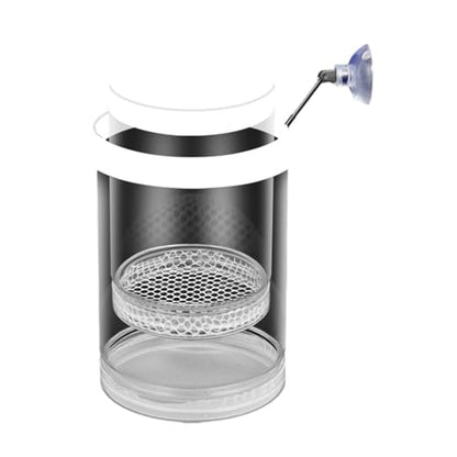 Floating Fish Breeding Box Net Design Safe Fish Habitat Isolation Tanks for Fry Shrimp Easy Setups Compacts - color: White, size: S