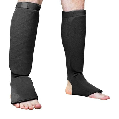Kickboxing Shin Guard - Shin Kickboxing Pad, Lightweight Shin Instep - size: Medium