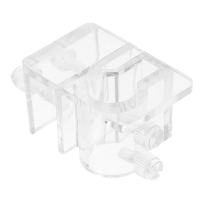 Acrylic Aquarium Hose Clamp Holder Sturdy Water Pipe Fixator for Easy Water Changes Practical Design for Fish Tank Maintenance Sleek Look Quick Setup