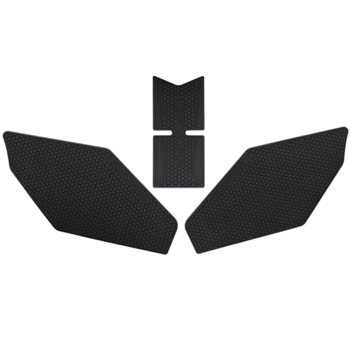 Motorcycle Tank Pads Side Gas Knee Grip Protective StickerApplies toKTM DUKE390 DUKE250DUKE150 (2024+) (Black) - color: Black