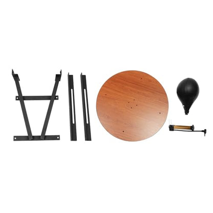 LYNICESHOP Speed Bag Platform Kit, Heavy Duty Boxing Training Equipment, Wall Mount Adjustable Speed Bag Set for Reflex & Coordination