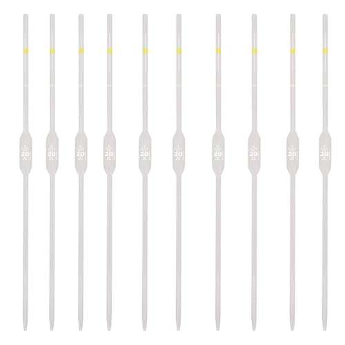 PPVL-20-10: Volumetric Pipette, 20ml Capacity, Pack of 10