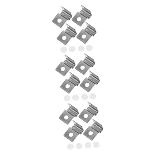 BESPORTBLE 12pcs Fish Tank Glass Cover Brackets Aquarium Lid Clips for Easy Installation and Compatible Fish Tanks