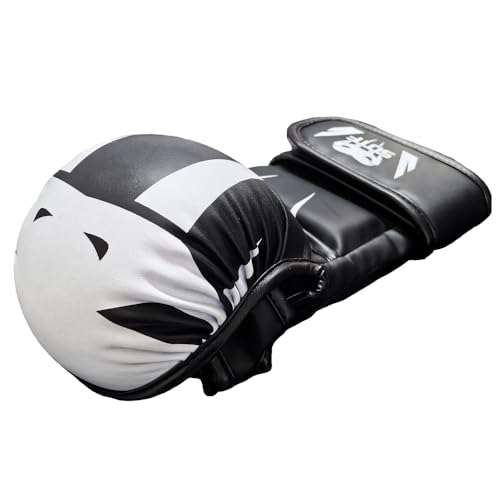 YWChenzy Fighting MMA Sparring Gloves Open Palm Martial Arts Boxing Punching Bag Training Gloves - color: sst12